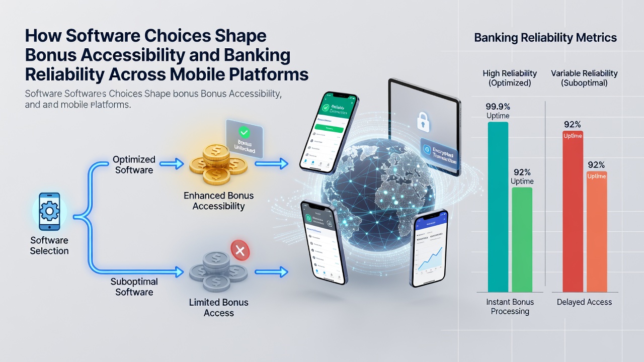 Secure banking interface on a smartphone demonstrating transaction reliability across mobile operating systems